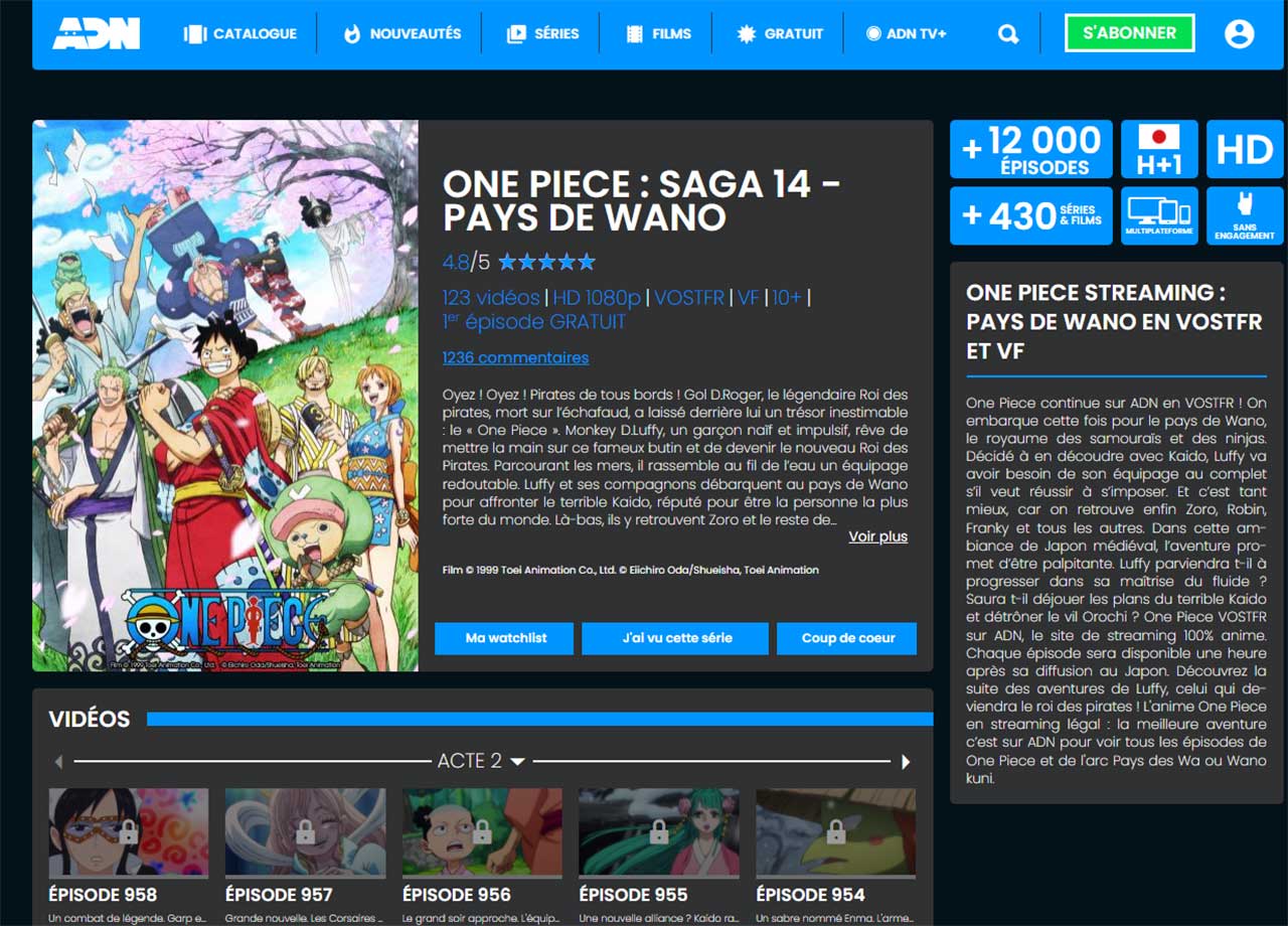 One Piece streaming : voici comment regarder légalement l'anime