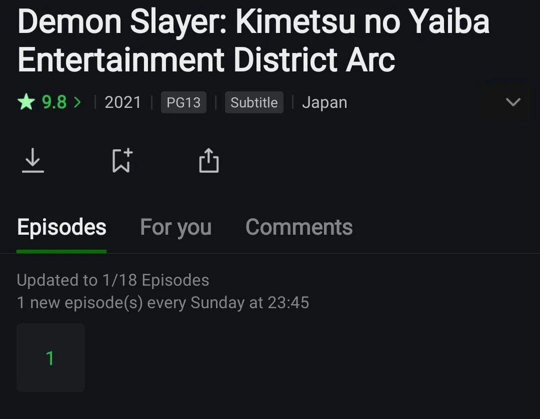 Listing des épisodes de Demon Slayer