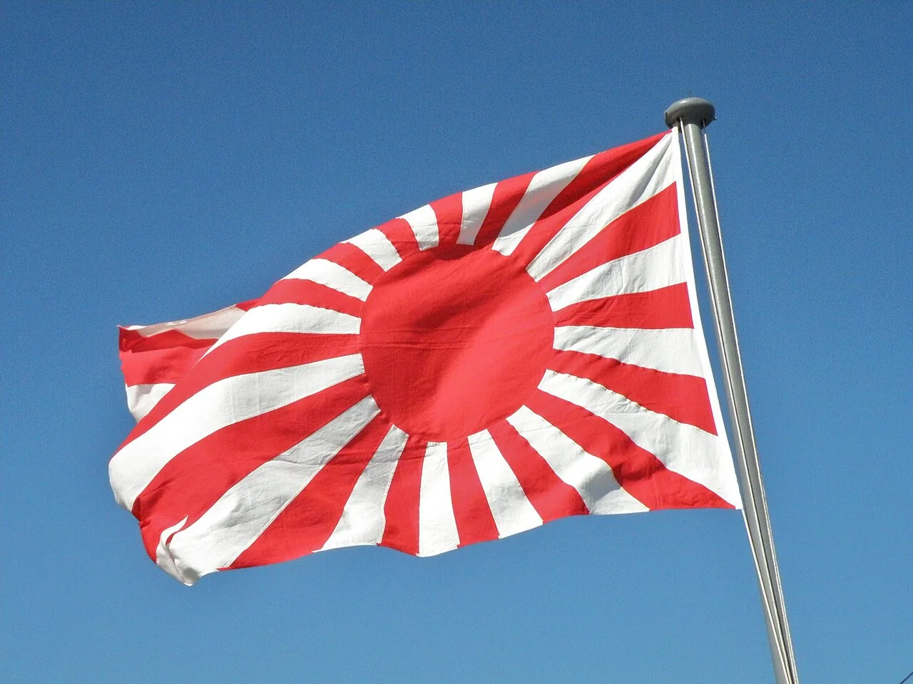 Pavillon des Forces maritimes d'autodéfense du Japon

 <span class="caption-source">© Wikimédia</span>