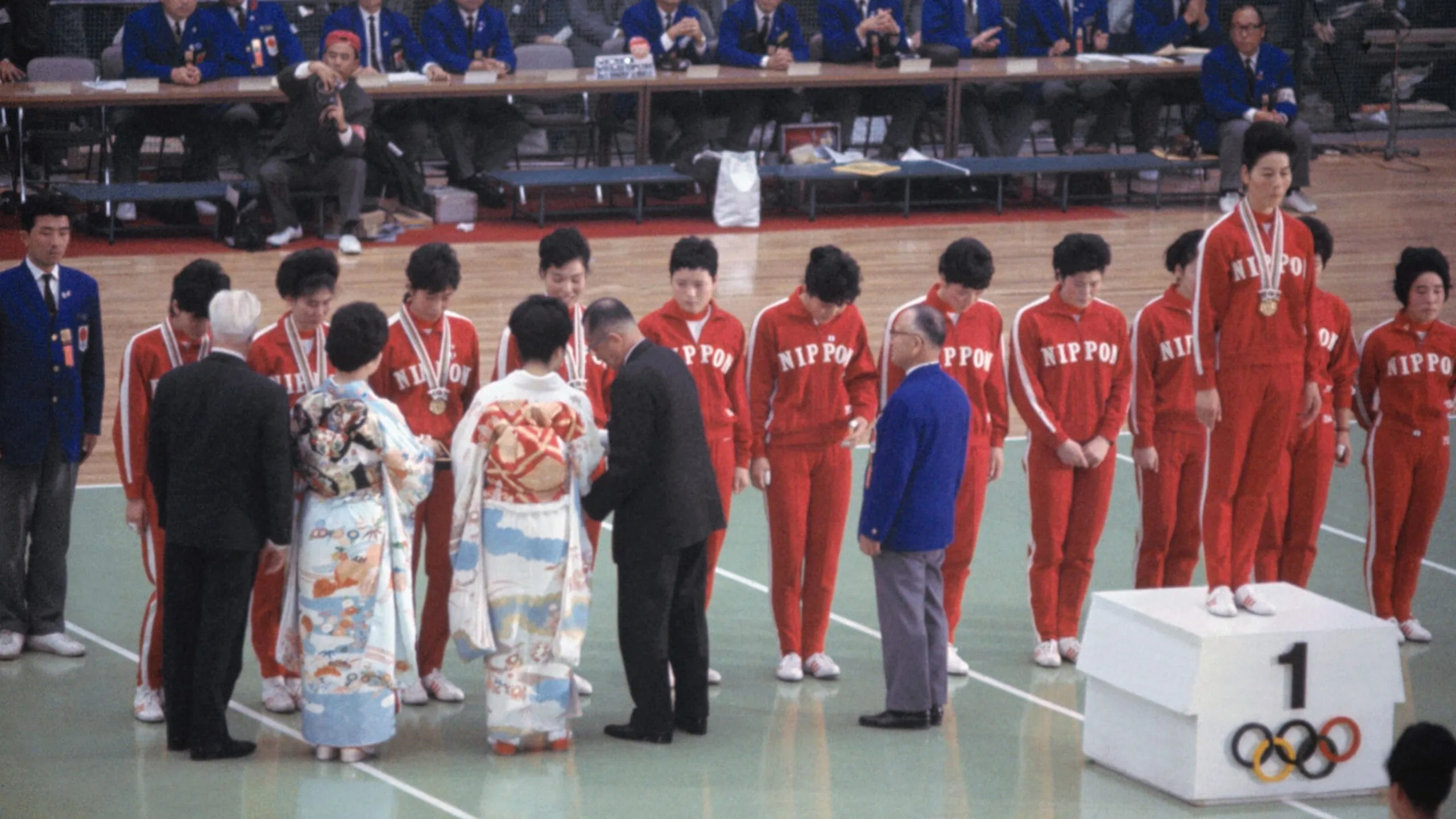 JO 1964 : Remise des médailles