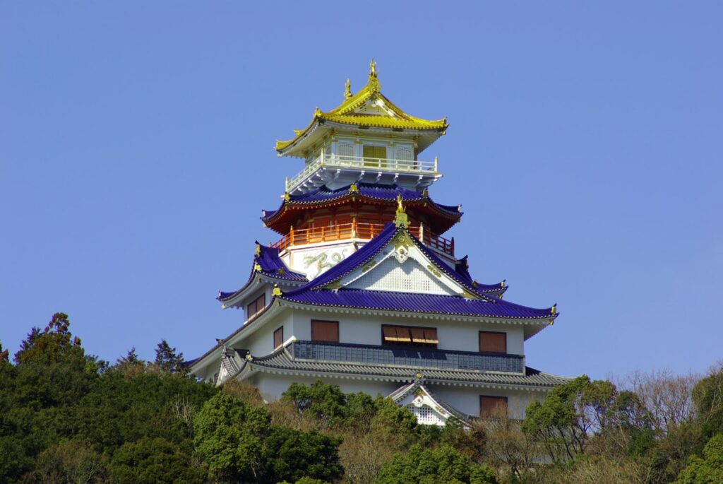 Château d'Azuchi au Japon