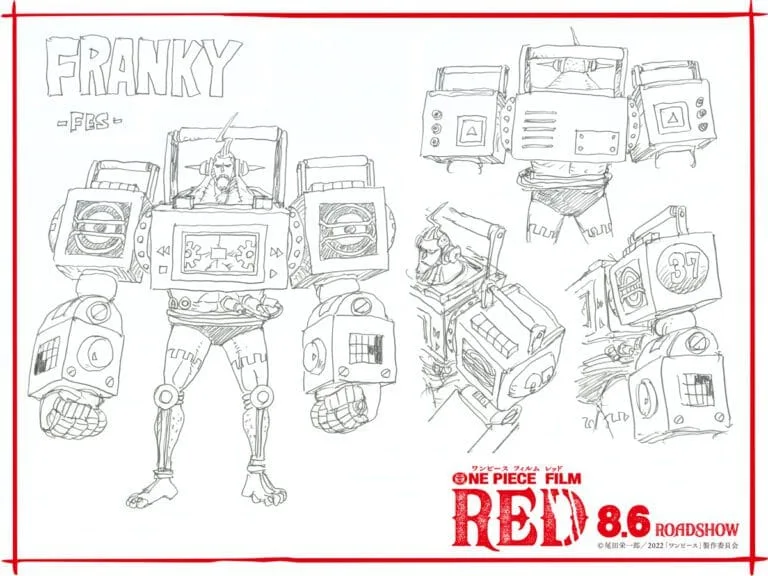 one-piece-red-franky-design