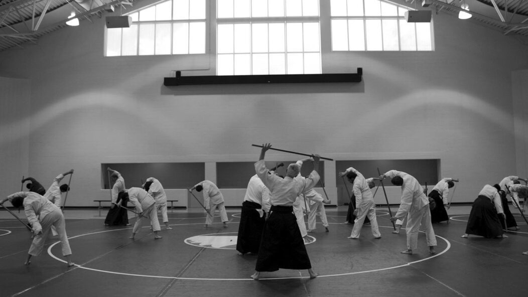 Séance d'Aikido au Japon