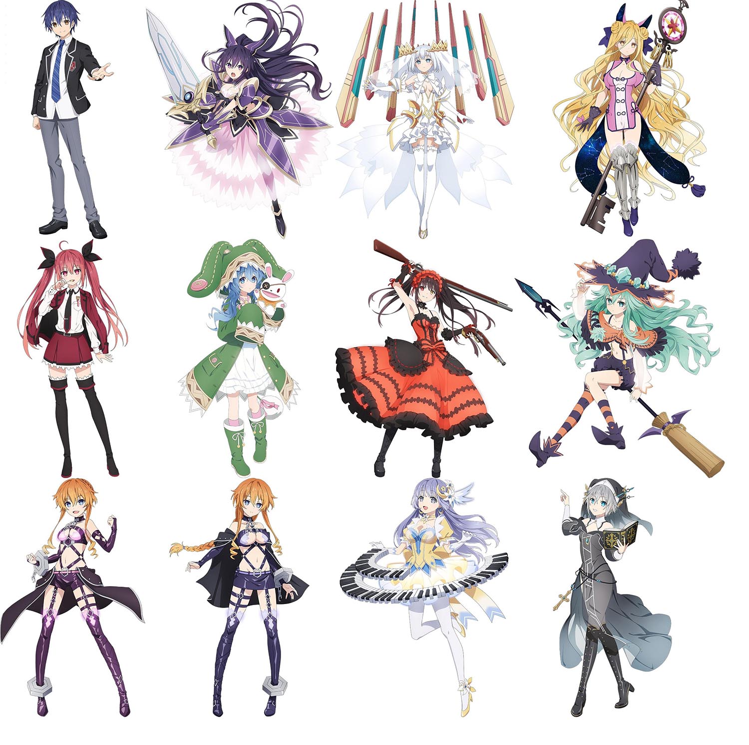 date-a-live-personnages-design