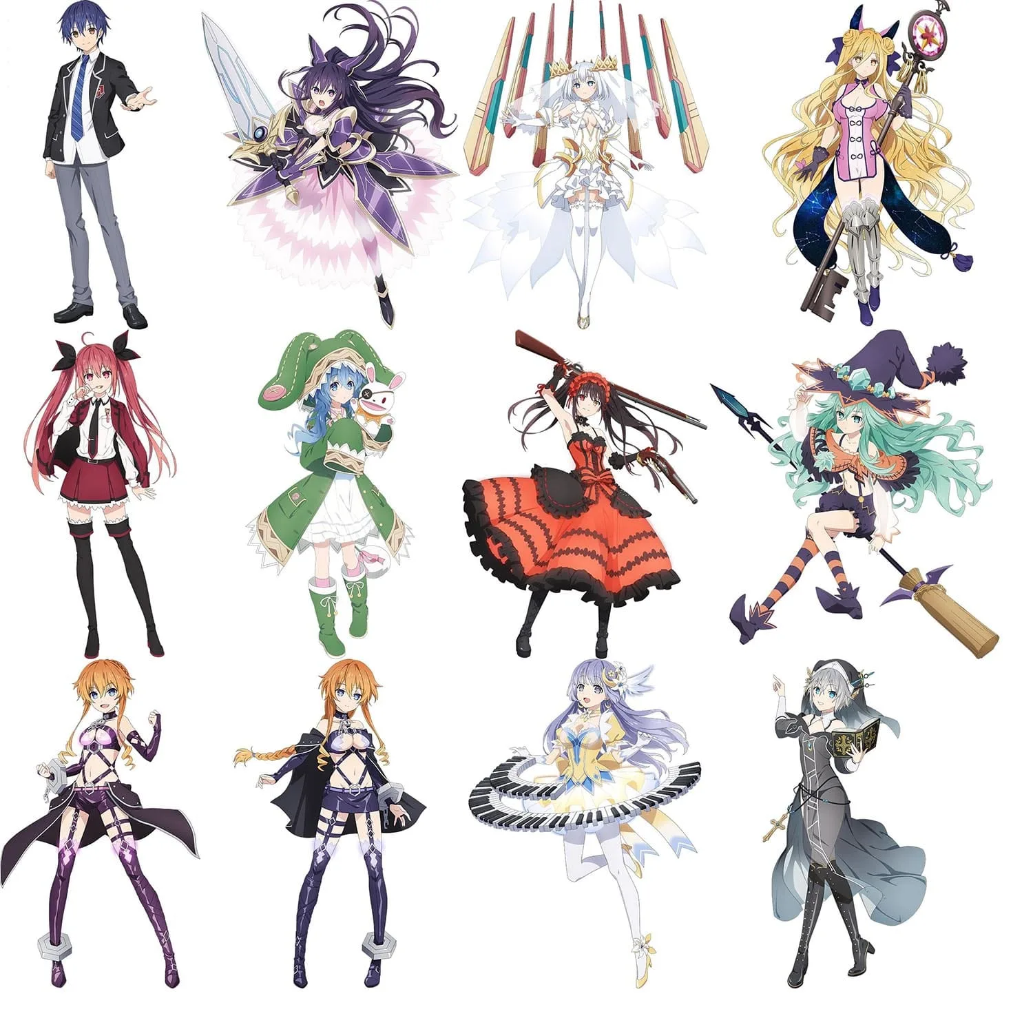 date-a-live-personnages-design