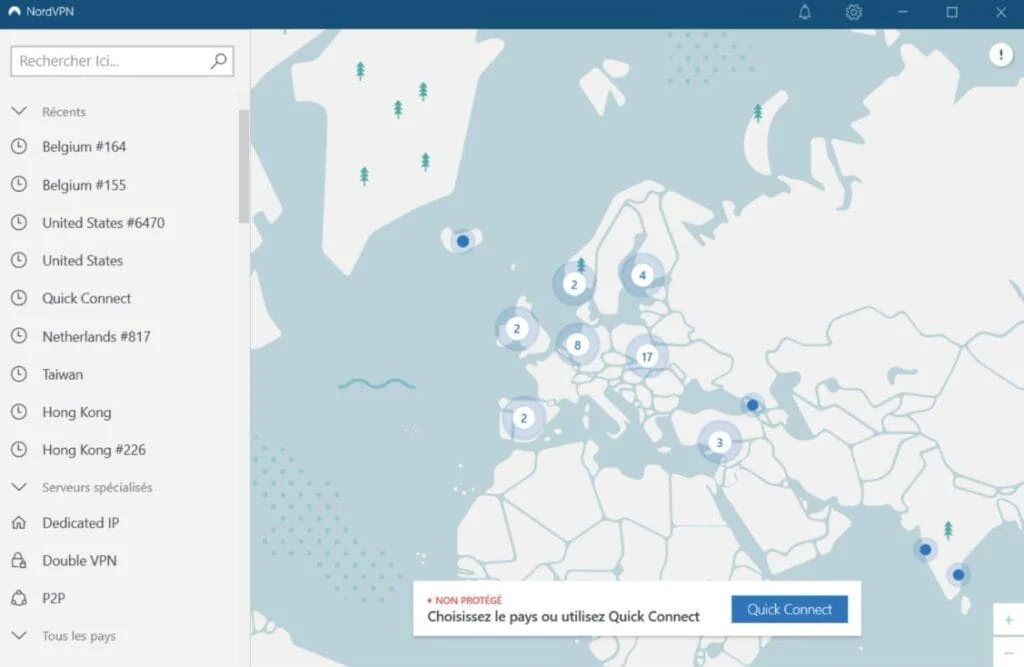 nordvpn-connexion