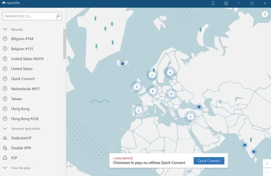 nordvpn-connexion