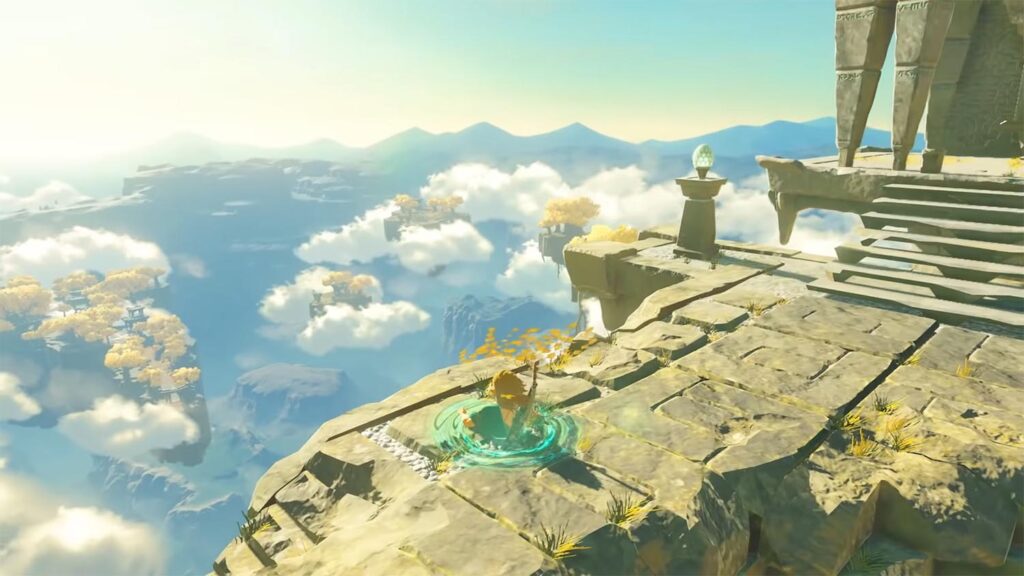 Link passant à travers un mur dans Zelda Breath of The Wild 2