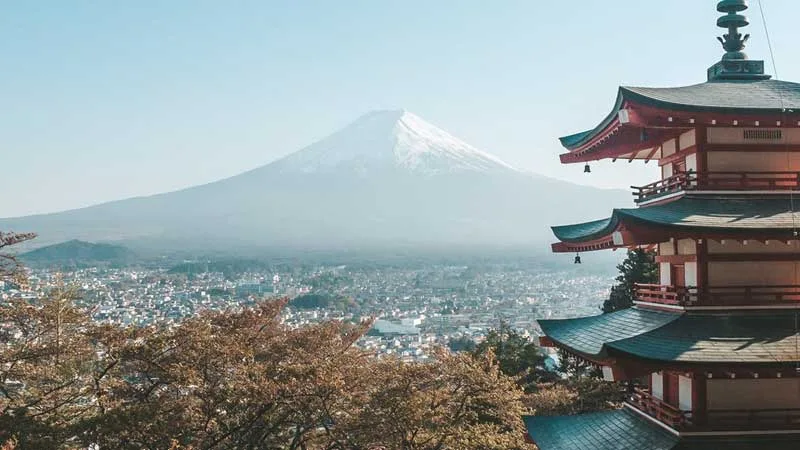 Mont Fuji depuis Arakura