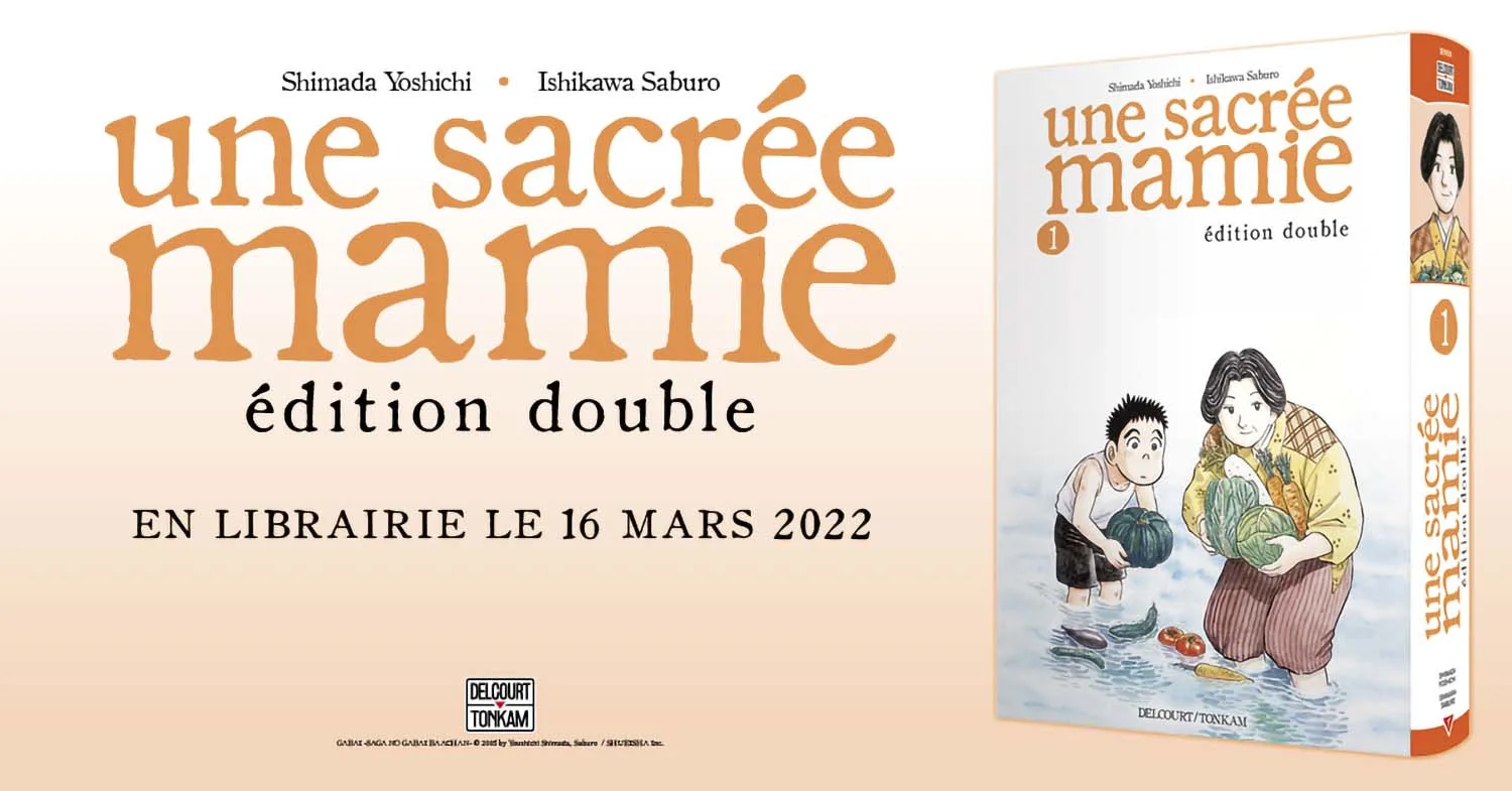Edition double du manga Une sacrée mamie