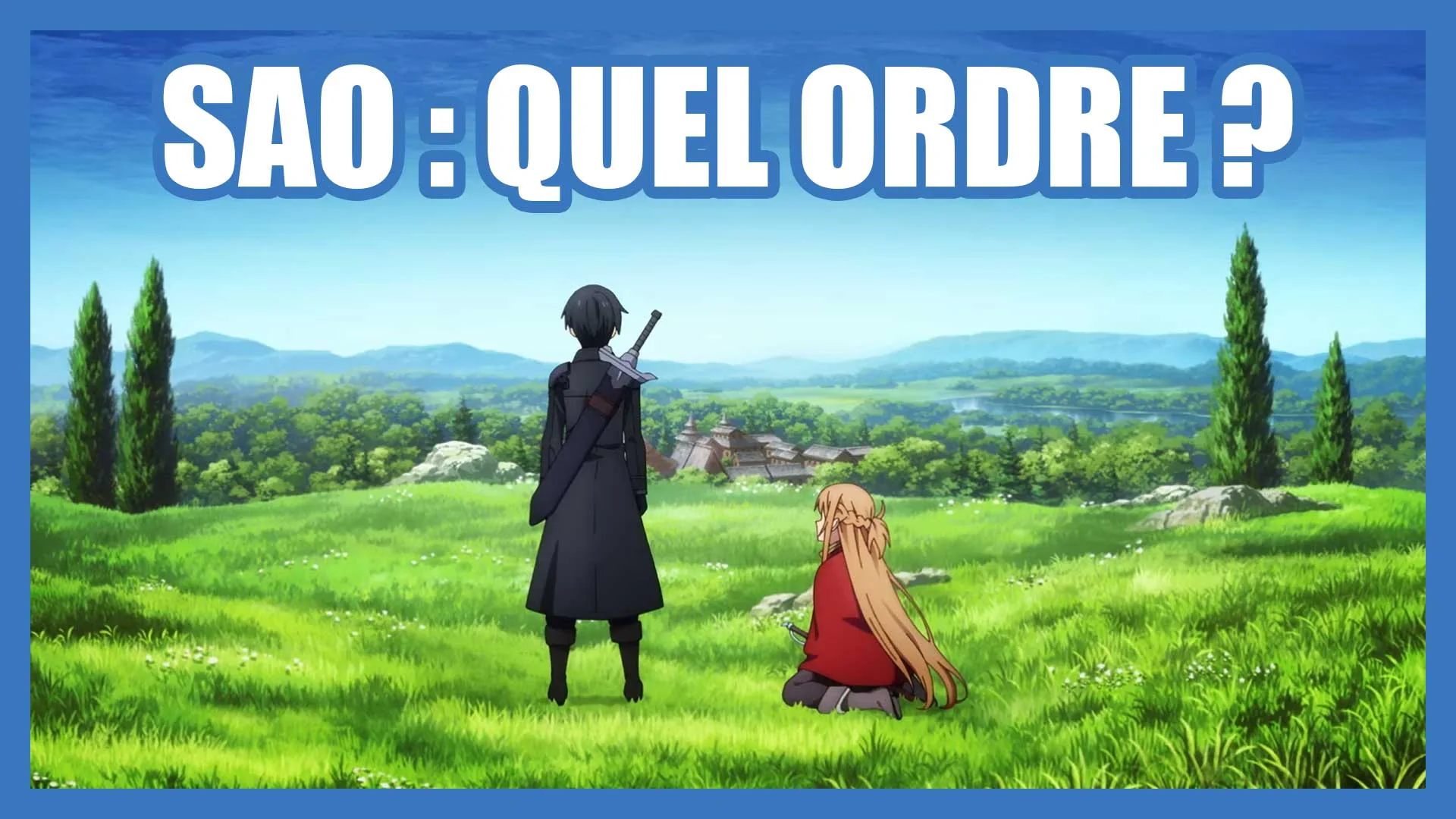 Swort Art Online Kirito et Asuna