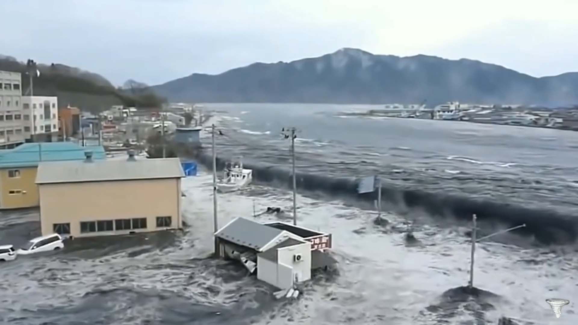 Image du tremblement du Tsunami qui a suivi