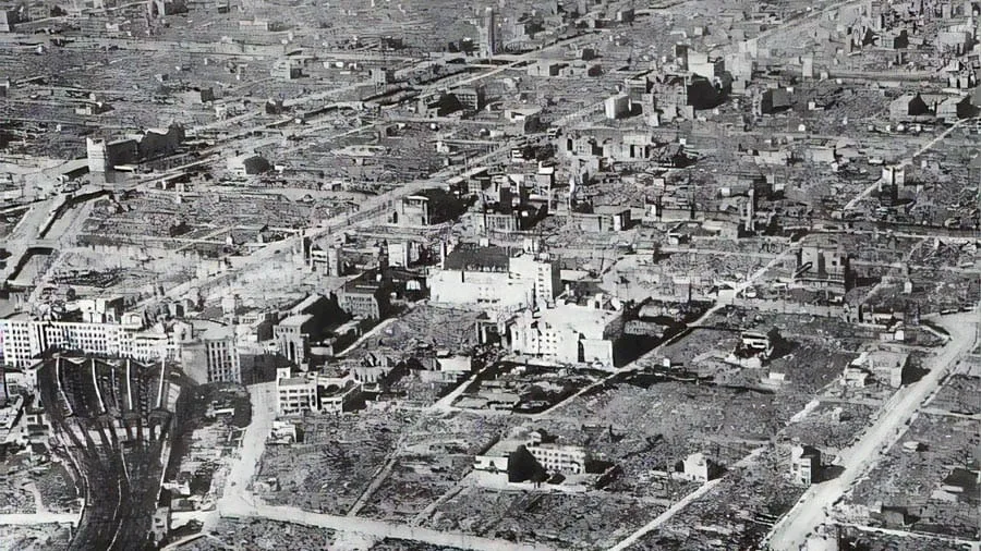 Bombardement-Osaka-WW2