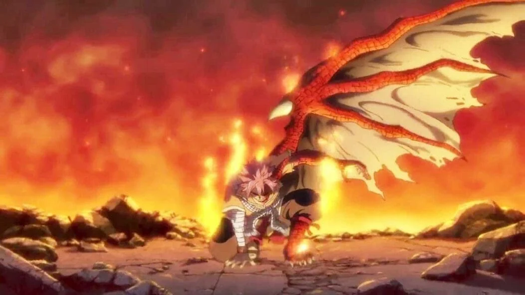 Natsu dévoile sa nature draconique