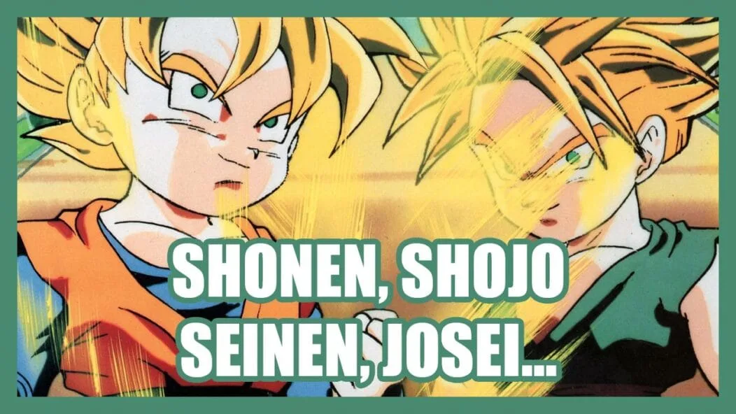 Shonen-Shojo-Seinen-Josei-Explication