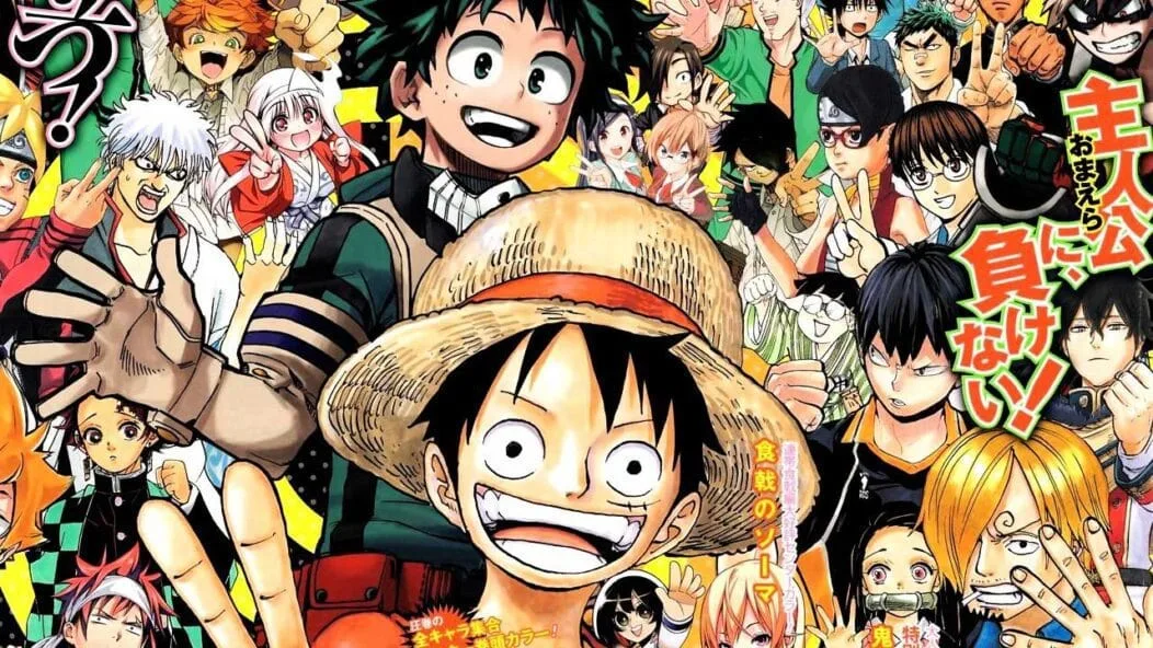 Nouvelle génération des personnages de mangas de la Shueisha