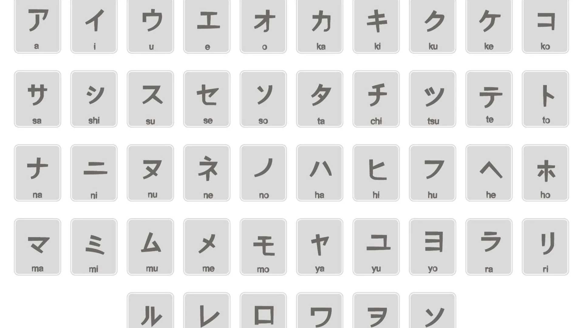 Katakana