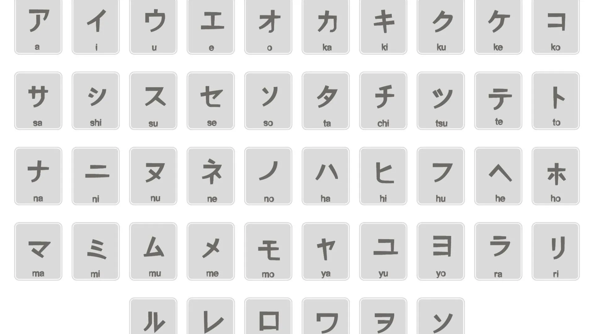 Katakana