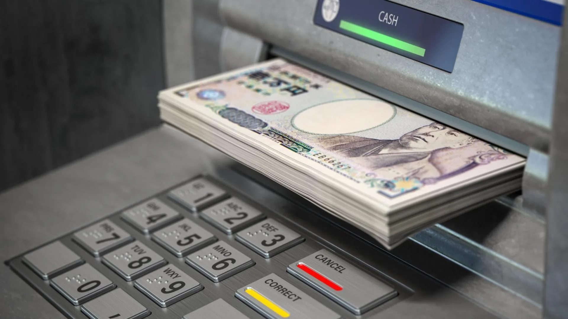 Yen-Distributeur-Banque