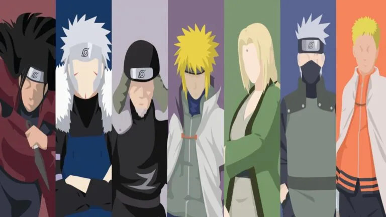 Top 7 des Hokage dans Naruto