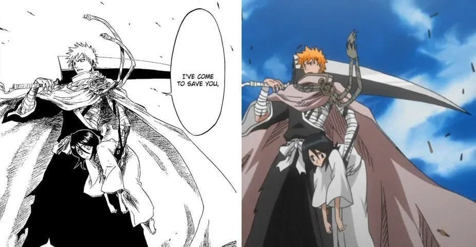 bleach-manga-anime-comparaison