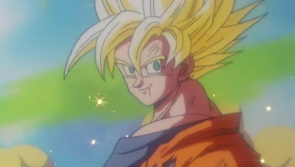 Son Goku en Super Saiyan dans l’épisode 95 de Dragon Ball Z Kai