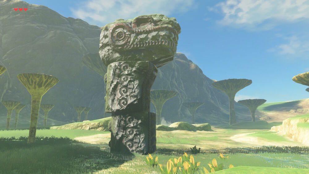 Statue Ouroboros dans Zelda BOTW