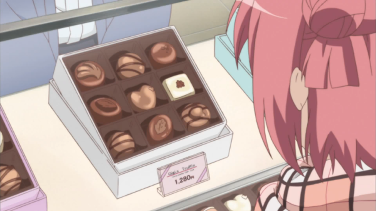 Exemple de chocolat pendant la Saint-Valentin au Japon dans un manga