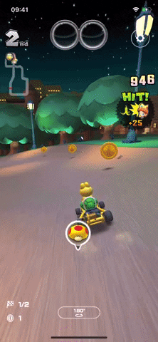 Enlever l'encre dans Mario Kart Tour