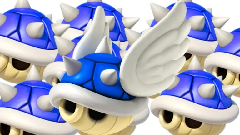 Carapace bleue dans Mario Kart