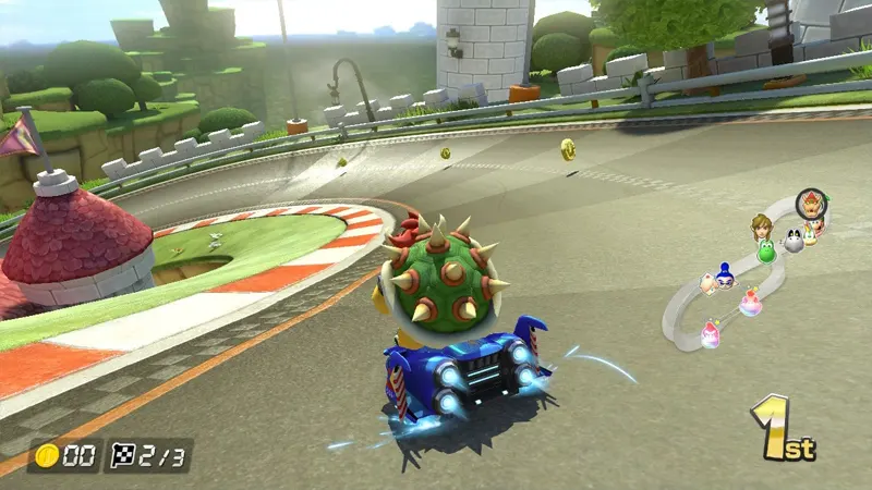 Dérapage dans Mario Kart 8