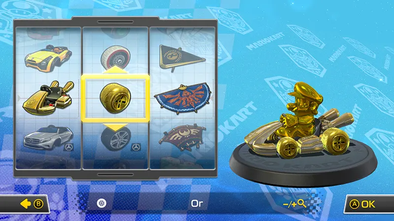 Roues en Or dans Mario Kart 8 Deluxe