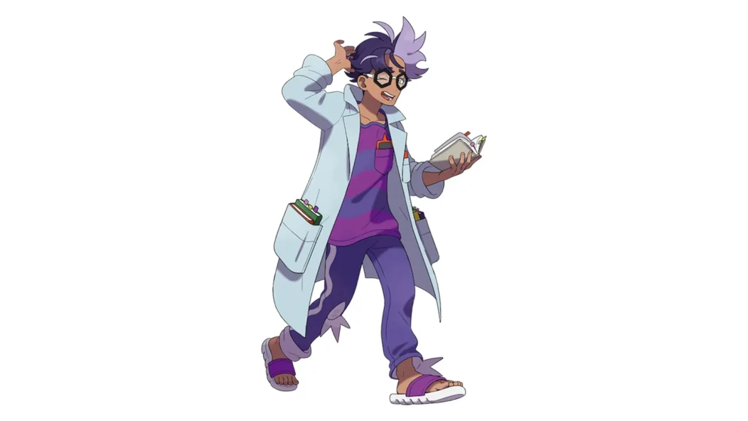 Le Professeur Jacq dans Pokémon Écarlate et Violet