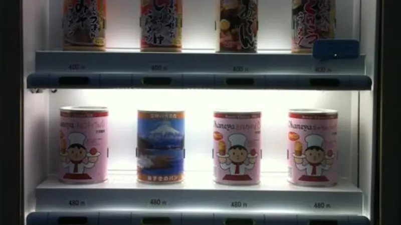 Distributeur automatique de pain au Japon