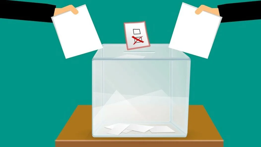 Illustration de vote politique