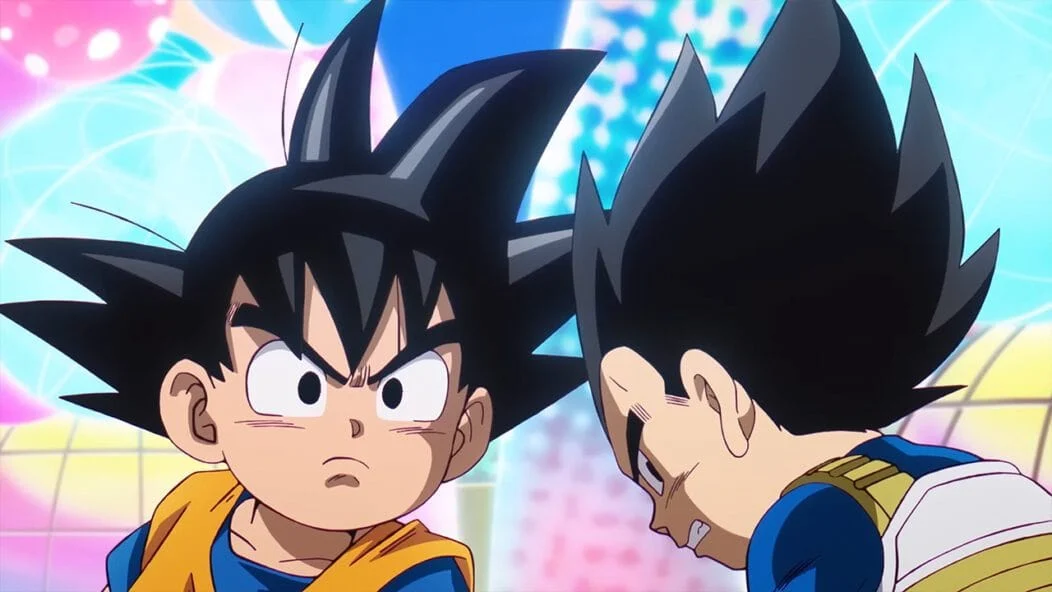 Goku et Vegeta dans Dragon Ball DAIMA