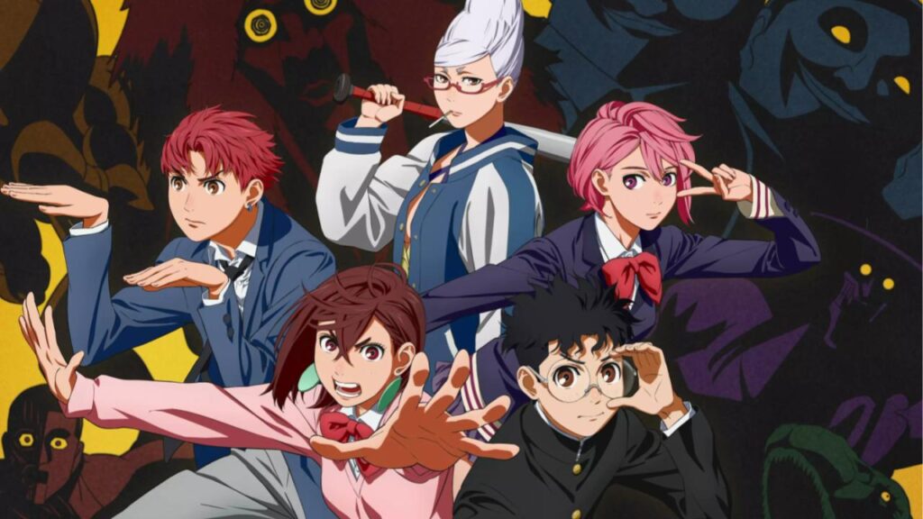 Les personnages principaux de l'anime Dandadan