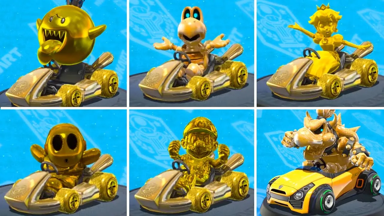 Kart en or