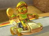 Mario avec le Kart en or