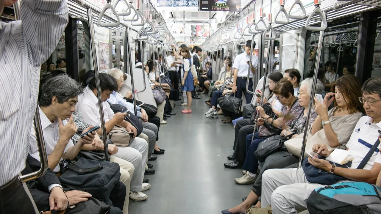 Métro au Japon