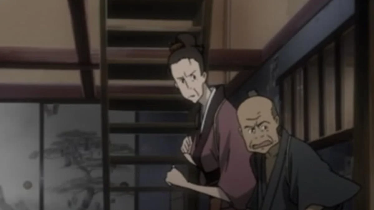 Jin et Mugen dans Samurai Champloo
