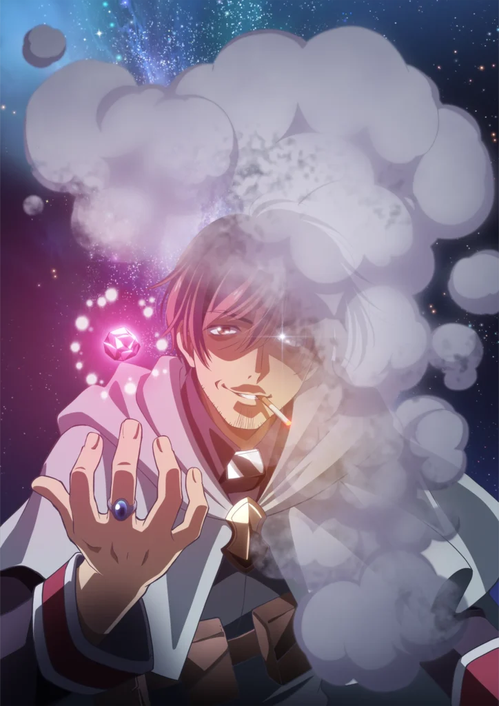 Visuel officiel de l'anime Arafoo Kenja no Isekai Seikatsu Nikki