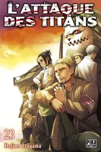 Couverture de L’Attaque des Titans tome 23, édition française
