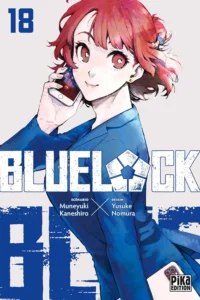 Couverture du tome 18 de Blue Lock, édition française Pika