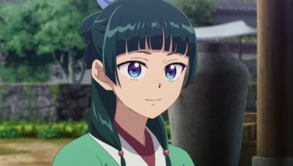 Maomao souriante dans l’épisode 3 de la saison 3 des Carnets de l’apothicaire