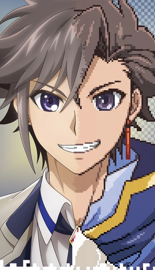 Visuel officiel de l'anime Game Sekai Tensei Dankatsu