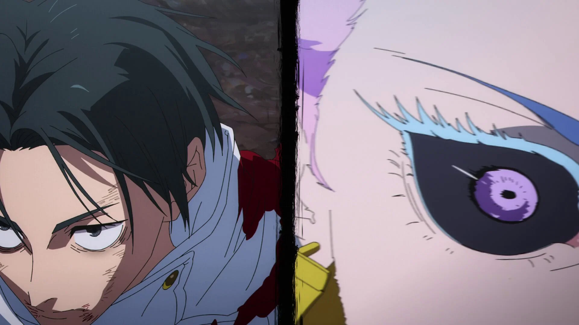 Yuta Okkotsu, blessé, dans l’épisode 59 de Jujutsu Kaisen, dernier épisode de la saison 3