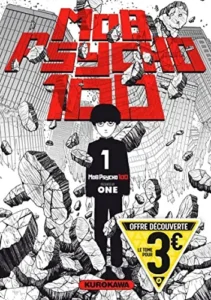 Couverture du tome 1 de Mob Psycho 100 de ONE chez Kurokawa