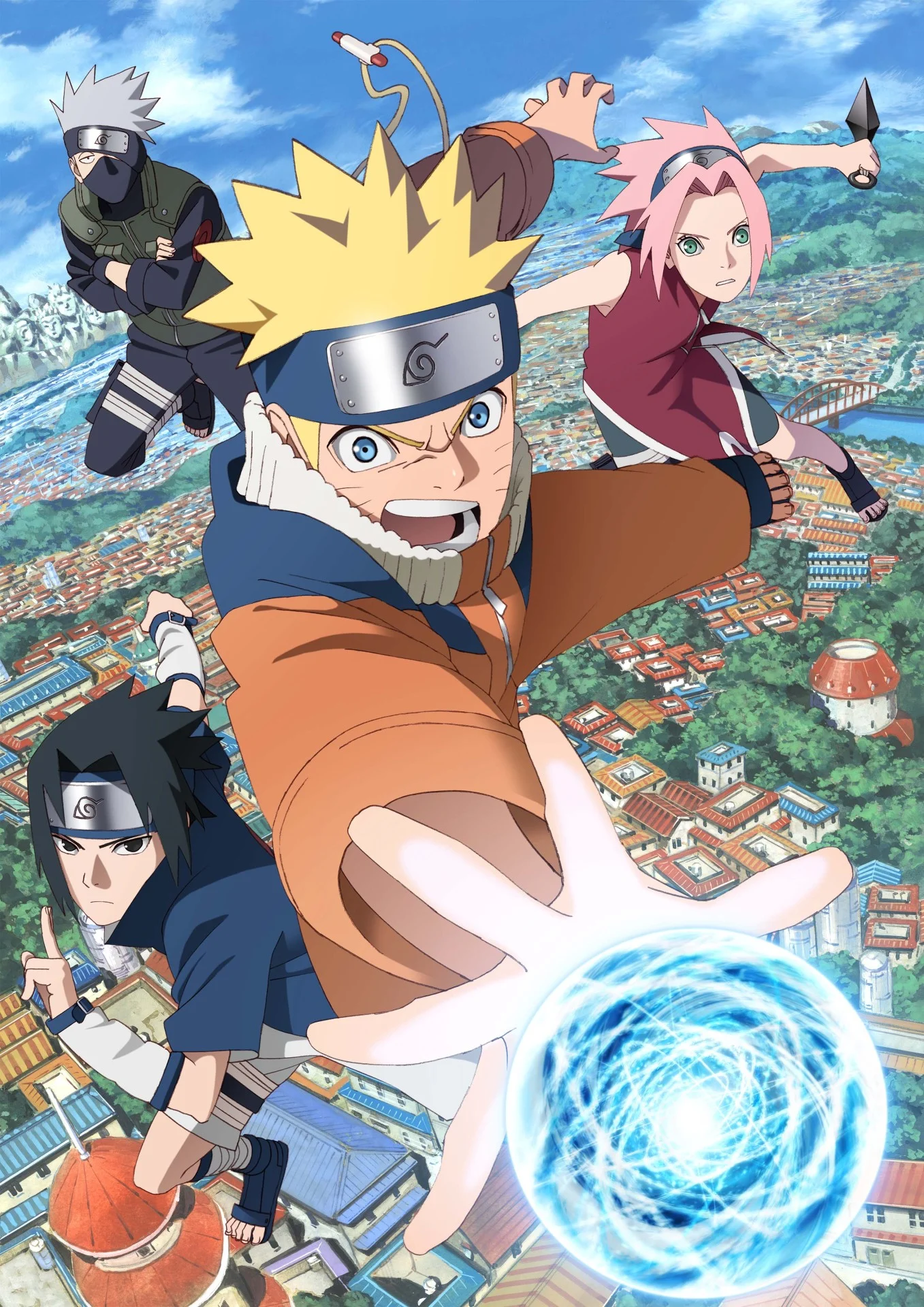 Naruto, Sasuke, Sakura et Kakashi sur le visuel des épisodes spéciaux du 20e anniversaire