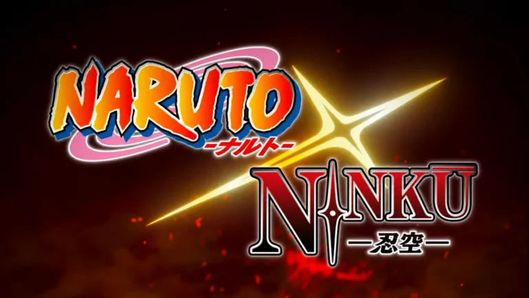 Logos de Naruto et de Ninku réunis sur le visuel de l’annonce du crossover